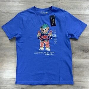 Polo Ralph Lauren Youth Large (14-16) Classic-Fit Polo Bear Jersey T-Shirt NWT